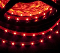  LED pásek 4,8W 0,4A 60 LED/bm 280 lm červený